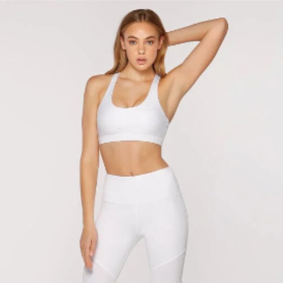 Lorna Jane Delphine Sports Bra in White - Picture 1 of 3